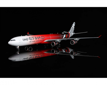 Etihad A340-600 2014 F1, w/stand A6-EHJ 1:200 Scale SQ Wings SQ-L2170