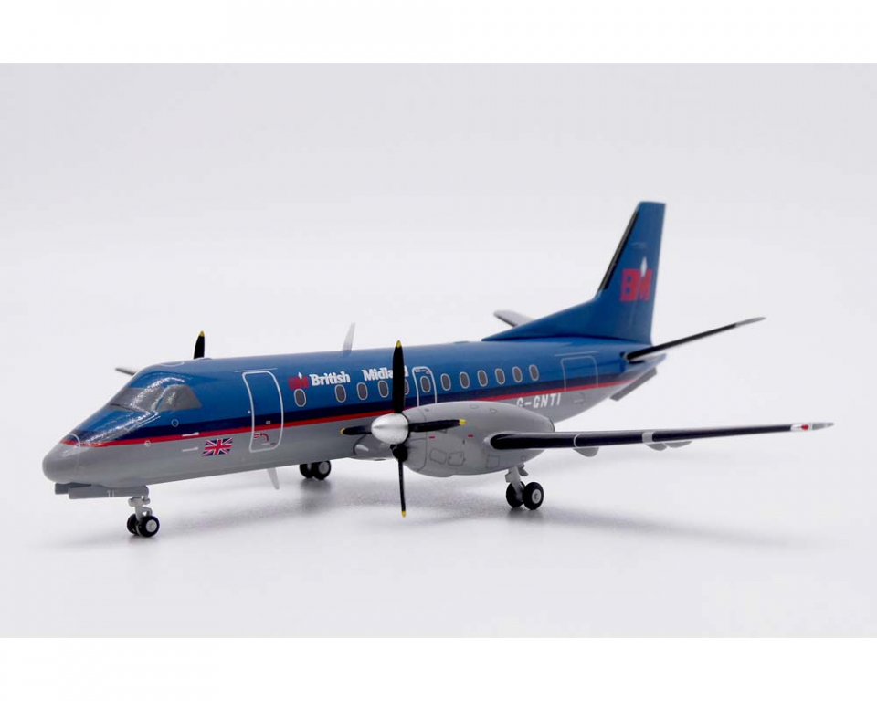 www.JetCollector.com: British Midland Saab 340B w/stand G-GNTI 1