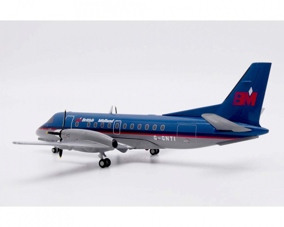 www.JetCollector.com: British Midland Saab 340B w/stand G-GNTI 1