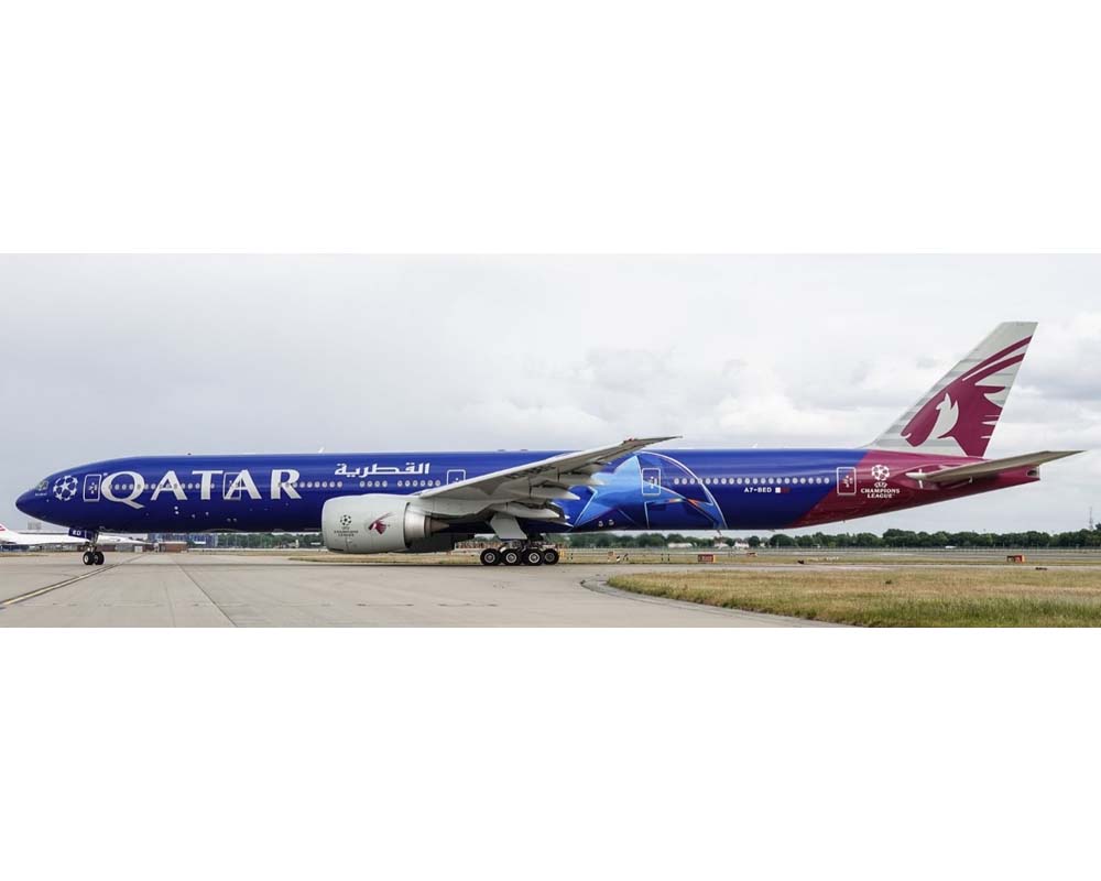 www.JetCollector.com: Qatar B777-300ER UEFA Champions League, w