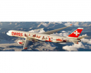 Swiss A350-900XWB "Wanderlust", flaps HB-IFA 1:400 Scale JC Wings XX40284A