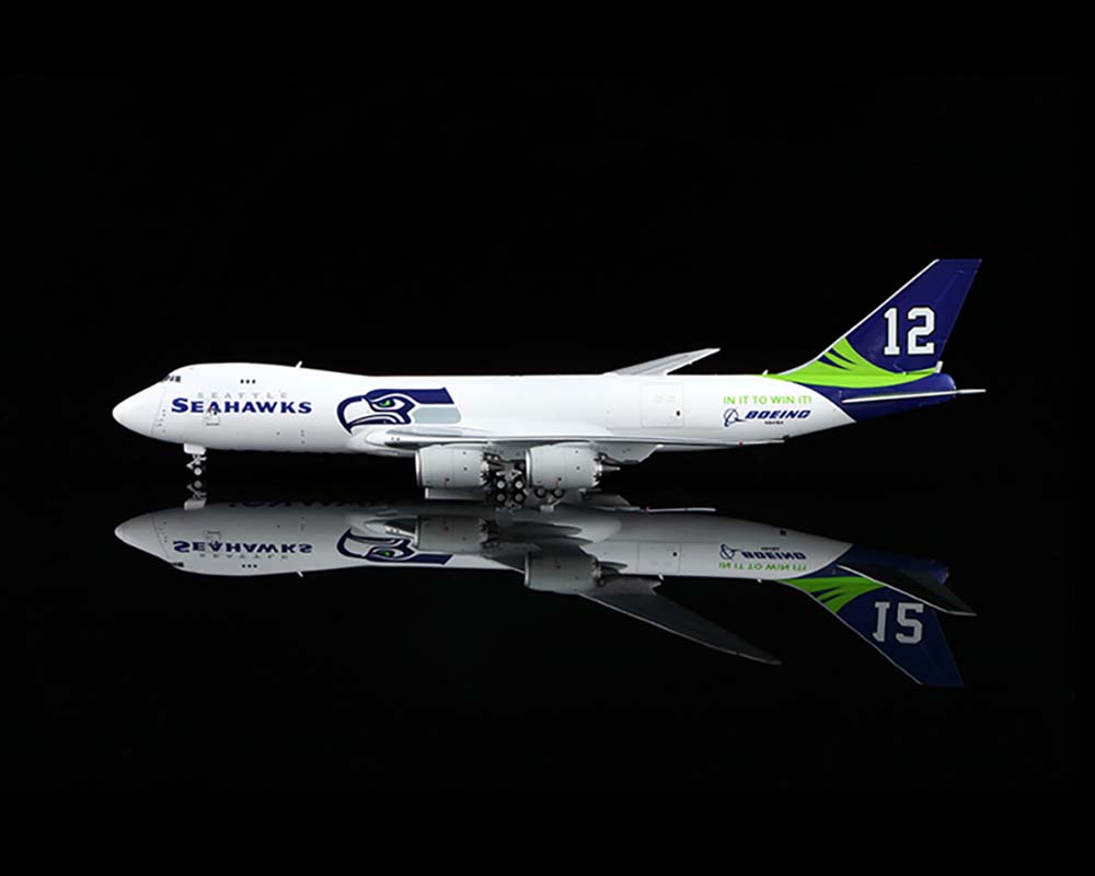 Boeing B747-8F Seahawks N841BA 1:400 Scale HX Models HX-B631007
