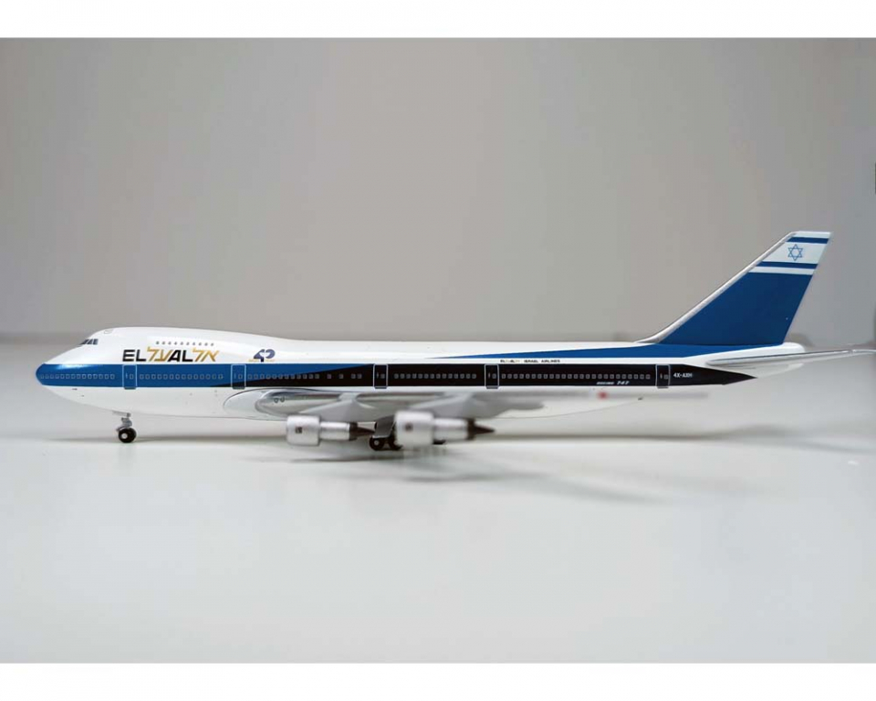 www.JetCollector.com: El Al B747-200 4X-AXH 1:400 Scale Bluebox