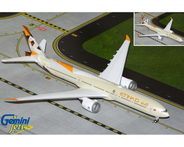 Etihad B777-9 optional folded wintips A6-FAA 1:200 Scale Geminijets G2ETD1321