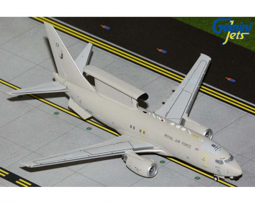 RAF B737 AEW&C E-7 Wedgetail AEW1, upgraded stand WT001 1:200 Scale Geminijets G2RAF1396