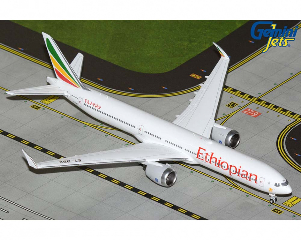 www.JetCollector.com: Ethiopian Airlines B777-9 folded-wings