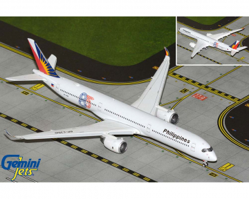 Philippine Airlines A350-1000 "85 Years," flaps down RP-C3510 1:400 Scale GeminiJets GJPAL2397F