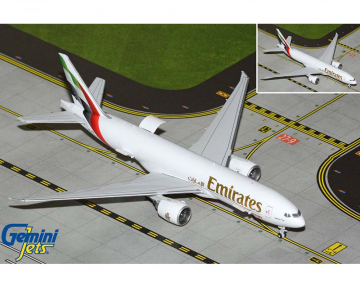 Emirates SkyCargo B777-200LRF new livery, Interactive A6-EFV 1:400 Scale Geminijets GJUAE2382
