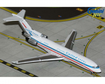 United Airlines B727-200 stars & bars "Friend Ship" livery N7620U 1:400 Scale GeminiJets GJUAL2352