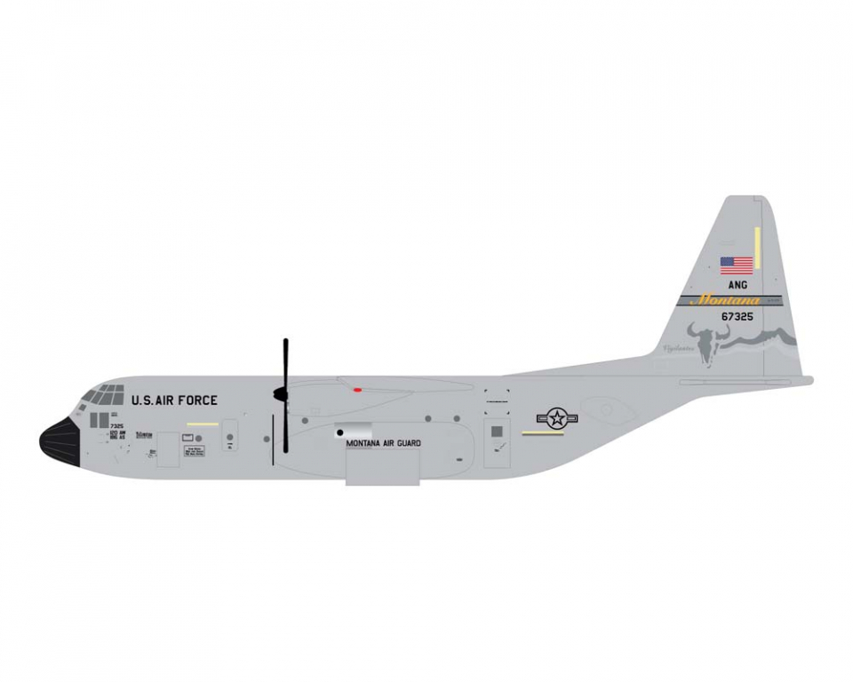 www.JetCollector.com: USAF C-130H Hercules Montana ANG 96-7325 1