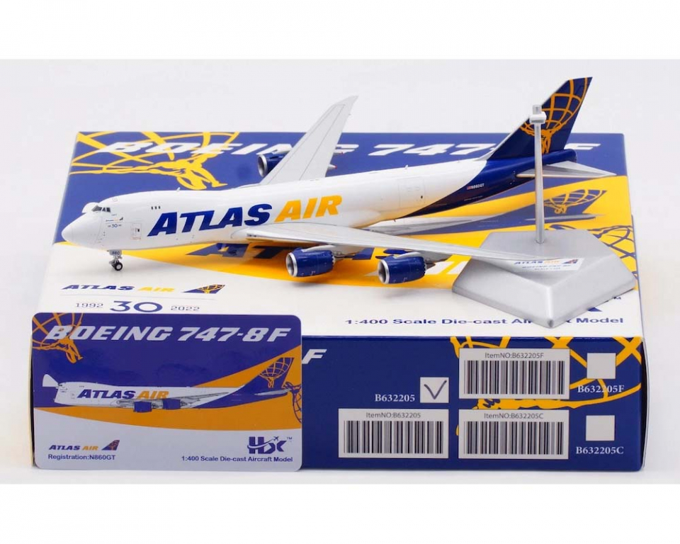www.JetCollector.com: Atlas Air B747-8F N860GT 1:400 Scale HX