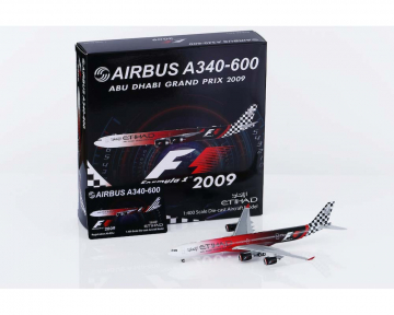 Etihad A340-600 2009 F1 Abu Dhabi Grand Prix A6-EHJ 1:400 Scale HX Models HX-HY346091