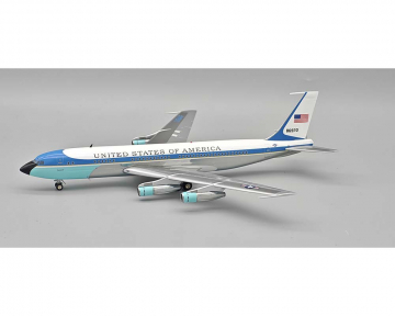 USAF VC137B polished, w/stand 58-6970 1:200 Scale Inflight IF137USAF1025P