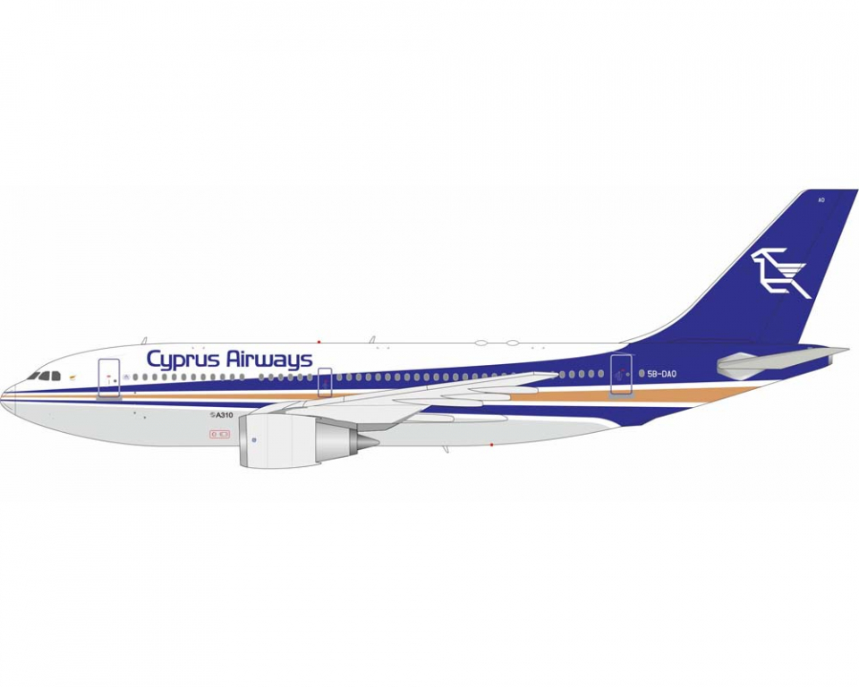 www.JetCollector.com: Cyprus Airways A310-203 w/stand 5B-DAQ 1:200