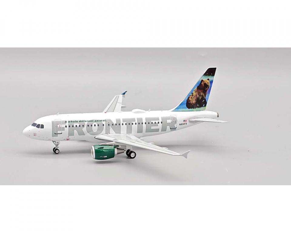 www.JetCollector.com: Frontier A318 w/stand N801FR 1:200 Scale