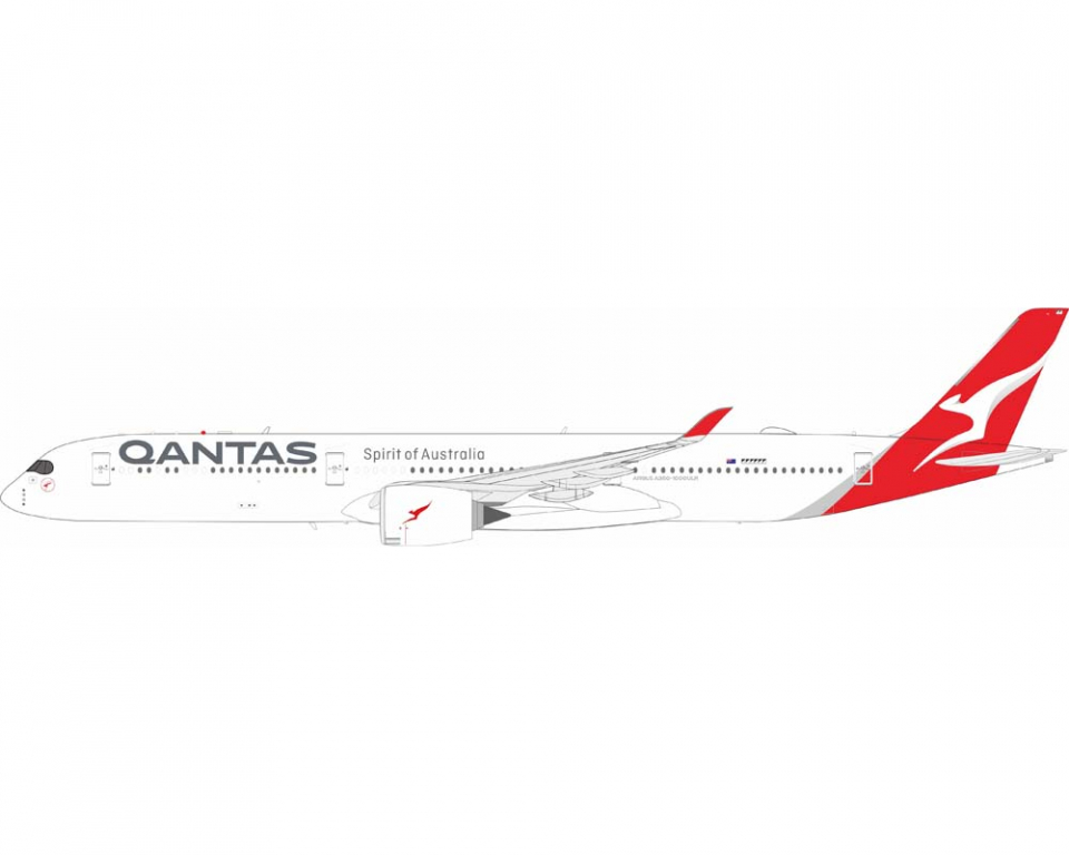 www.JetCollector.com: Qantas A350-1000 w/stand 1:200 Scale