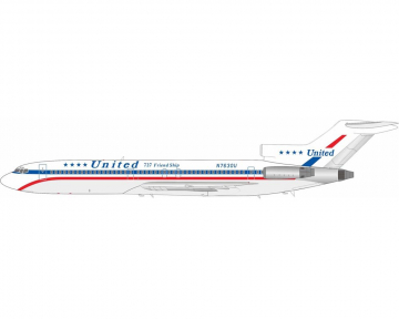 United Airlines B727-200 w/stand N7630U 1:200 Scale Inflight IF722UA0426