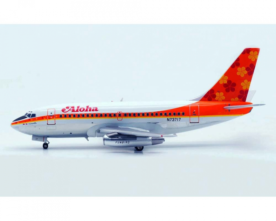 www.JetCollector.com: Aloha Airlines B737-100 polished, w/stand