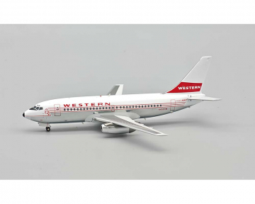 Western Airlines B737-247 polished, w/stand N4503W 1:200 Scale Inflight IF732WA-625P