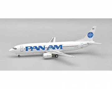 Pan Am B737-400 w/stand N403KW 1:200 Scale Inflight IF734PA0825