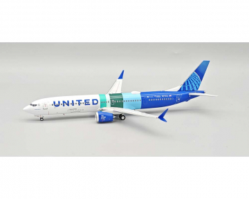 United Airlines B737 MAX10 w/stand N27602 1:200 Scale Inflight IF73XUA1225