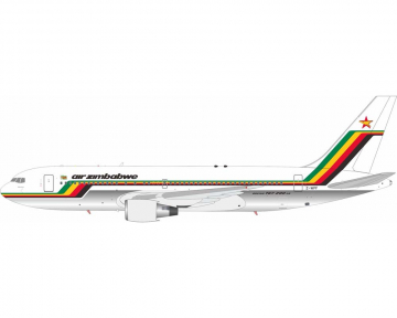 Air Zimbabwe B767-200ER polished, w/stand Z-WPF 1:200 Scale Inflight IF762UM0526P