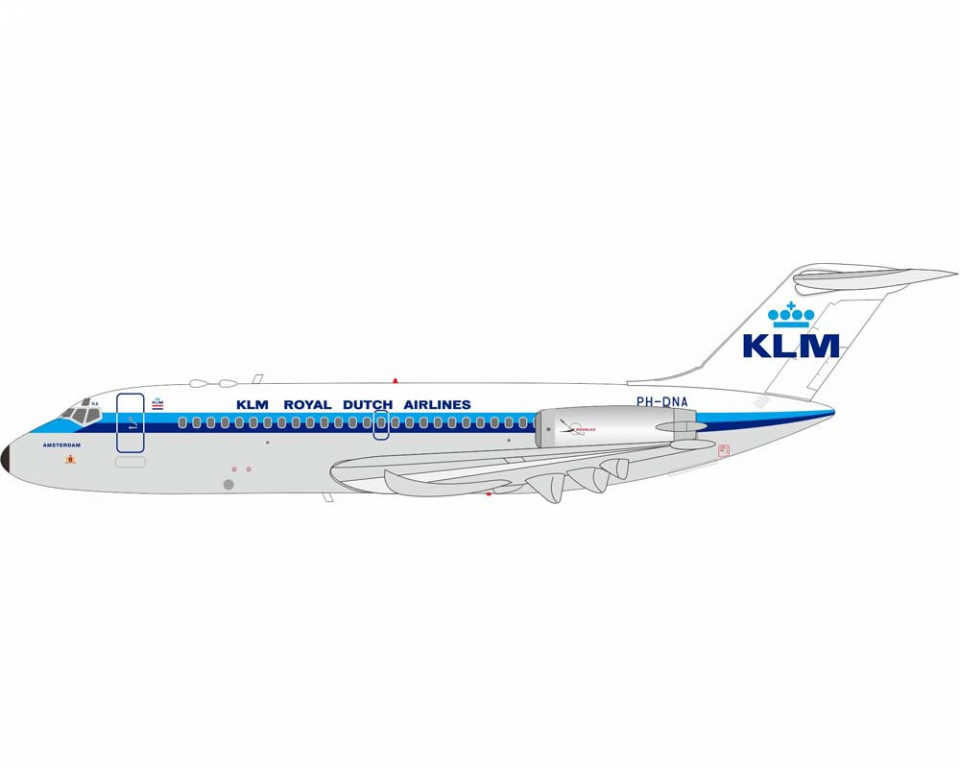 www.JetCollector.com: KLM DC-9-15 w/stand PH-DNA 1:200 Scale