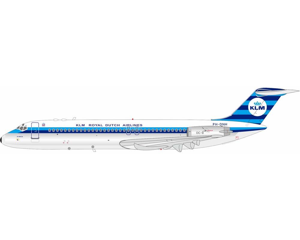 www.JetCollector.com: KLM DC-9-32 w/stand PH-DNH 1:200 Scale
