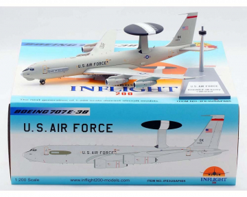 USAF E-3B Sentry w/stand 76-1605 1:200 Scale Inflight IFE3USAF605