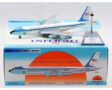 USAF VC-137C (707-353B) w/stand 62-6000 1:200 Scale Inflight IFRVC13726000