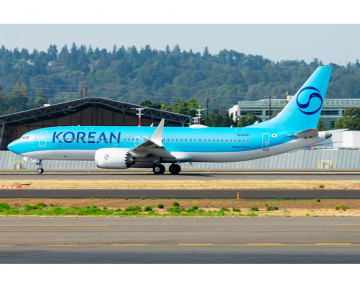 Korean Air B737 MAX8 HL8567 1:400 Scale Phoenix PH04669
