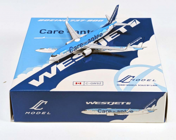 Westjet B737-800 C-GWSZ 1:400 Scale C Model PM-C0040