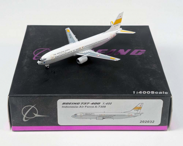 Indonesia Air Force B737-400  A-7308 1:400 Scale Panda Models PM202032