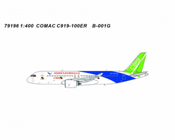 Comac C919 B-001G 1:400 Scale Panda Models PM79196