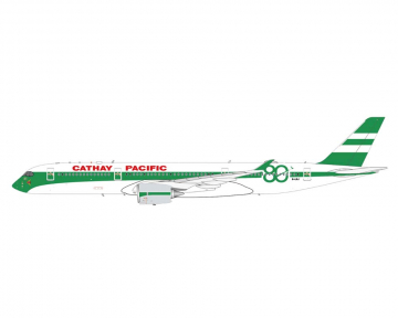 Misc A350-900XWB 80th Anniversary, Flaps Down, w/stand B-LRJ 1:400 Scale JC Wings SA4113A