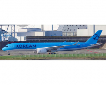 Korean Air A350-900XWB n/c, flaps down HL8746 1:400 Scale JC Wings SA4117A