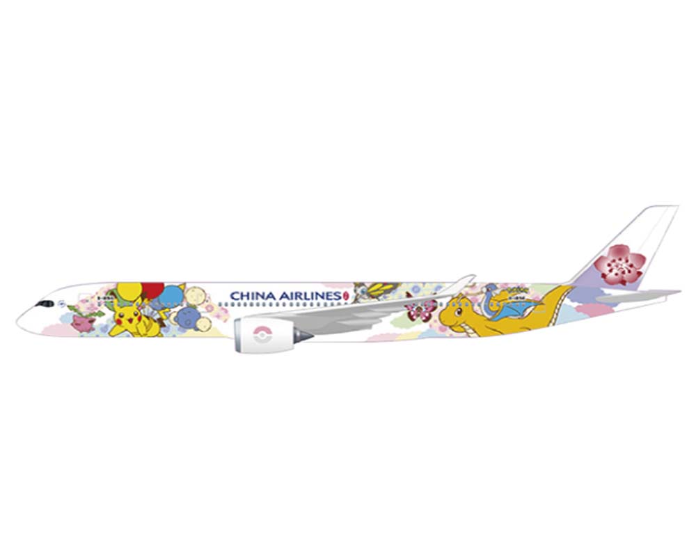 www.JetCollector.com: China Airlines A350-900XWB Pikachu Jet
