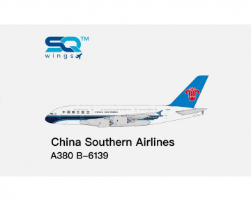 China Southern A380 Flaps Down B-6139 1:200 Scale SQ Wings SQ-L2007FD