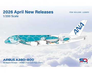 ANA - All Nippon A380 flaps down JA382A 1:200 Scale SQ Wings SQ-L2265FD