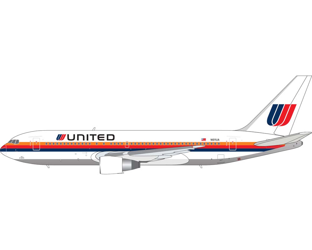 www.JetCollector.com: United Airlines B767-200ER N611UA 1:400