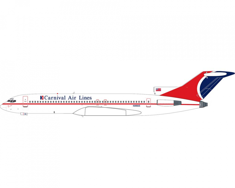 www.JetCollector.com: Carnival Airlines B727-200 N8861E 1:400