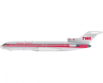 TWA B727-200 N64339 1:400 Scale V1 V1-400027