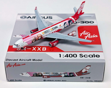 Air Asia X A330-300 9M-XXB w/stand 1:400 Scale AV400 WB4053