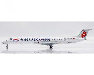 Crossair ERJ-145 400th W/stand HB-JAL 1:200 Scale JC Wings XX20154