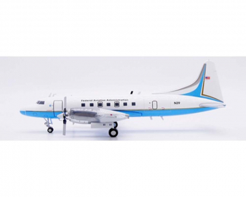 FAA CV-580 w/stand N39 1:200 Scale JC Wings XX20553