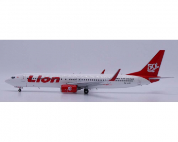 Lion Air B737-900ER "50th 737-900ER", w/stand PK-LHY 1:200 Scale JC Wings XX20599