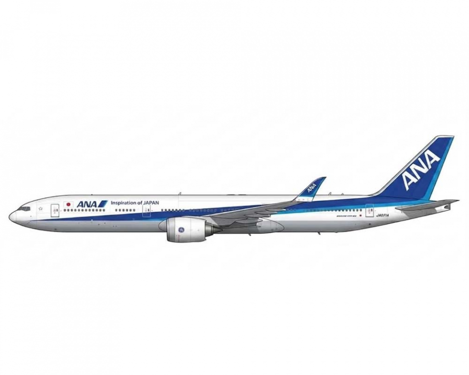 www.JetCollector.com: ANA - All Nippon B777-9X w/stand JA071A 1