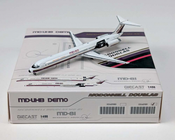 McDonnell Douglas MD-81 House Color, Fantasy N980DC 1:400 Scale JC Wings XX40181