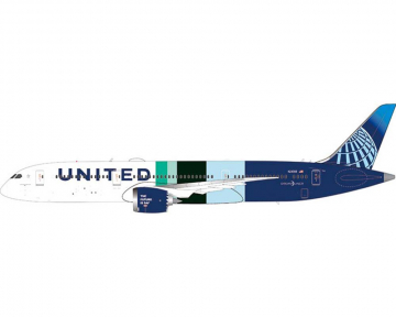 United Airlines B787-9 N24988 w/detachable gear, /stand 1:400 Scale Aviation400 AV4404