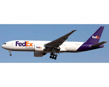 Fedex B777-200 N892FD w/detachable gear, /stand 1:400 Scale Aviation400 AV4443